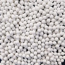 3 LBS 1/8" (3 mm) Round Tumbling Ceramic Filler Media Non-Abrasive Ceramic Pe...
