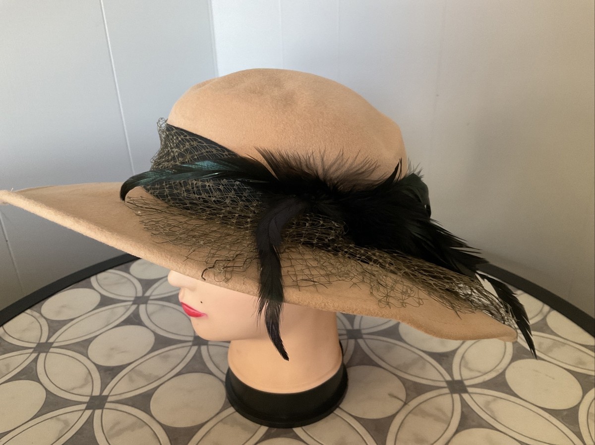 New beautiful feather hat Brown Feather Trucker Hat – Wild Junkie main image 4
