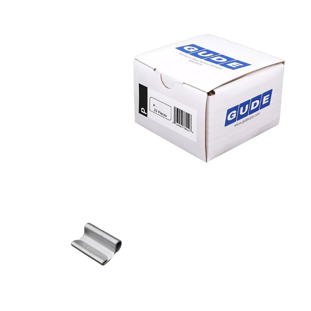GUDE Tire Wheel Balancing Weights P Type Coated Steel Clip On 25 pc (0.25-3.00)