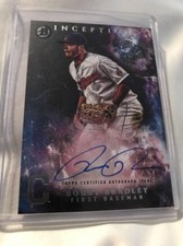 2016 Bowman Inception Bobby Bradley Auto! Indians Rookie Prospect RC Rare