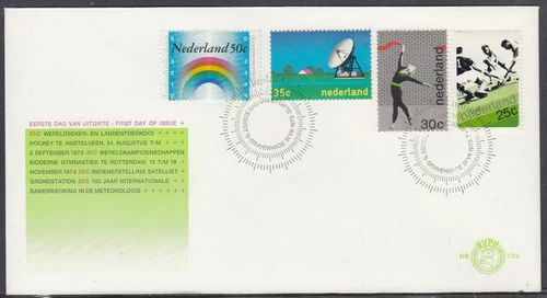 Netherlands Scott 506-9 FDC - Anniversaries & Events