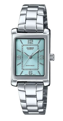 Casio Standard Aqua Blue Dial Quartz Dress Women's Watch LTP-1234DD-2A