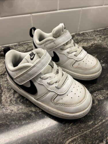 Transformador Telemacos Árbol Zapatos Nike Court Borough Low 2 (PSV) niños pequeños Bq5453-104 talla 8C  blancos/negros | eBay