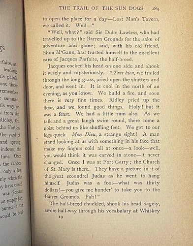 A Romany of the Snows by Gilbert Parker 1898 1st Canadian edition hardback - Picture 11 of 12