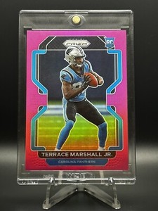 2021 Panini Prizm Terrace Marshall Jr Pink Prizm  RC Rookie #348 Panthers
