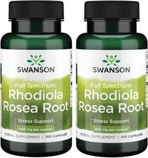 Rhodiola Rosea Root - Adaptogenic Herb Supplement Promoting Mood Balance & Stres
