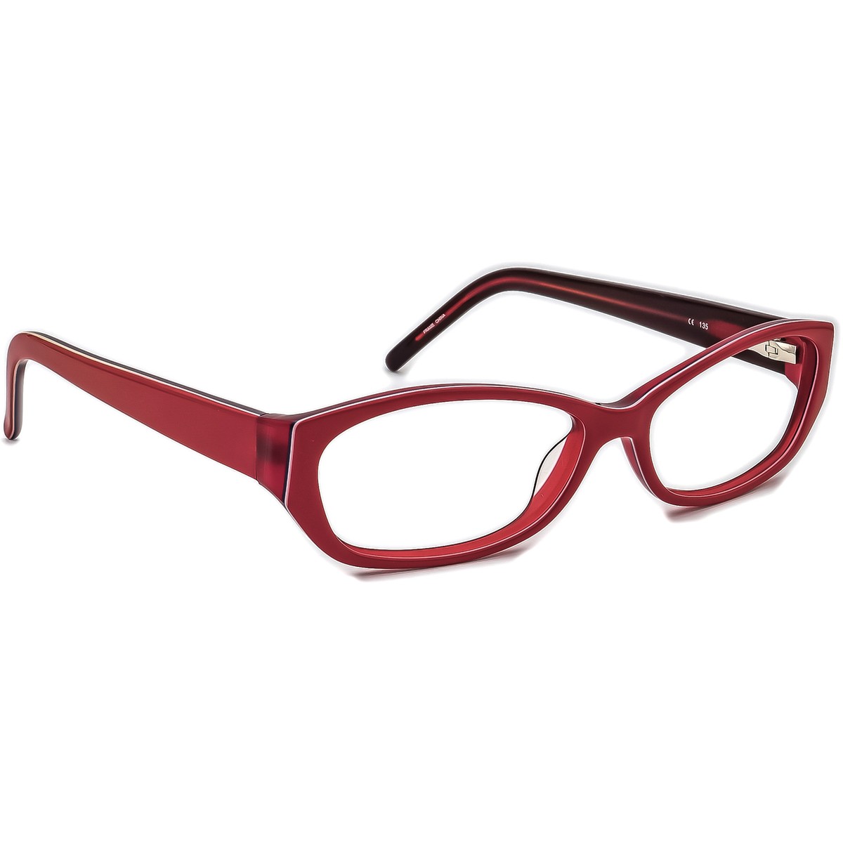Lacoste Women's Eyeglasses L2625 615 Burgundy Cat Eye Frame 53[]14