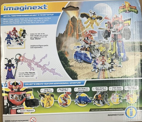 Fisher Price Imaginext Mighty Morphin Power Rangers Battle Pack Brand New - Picture 2 of 2