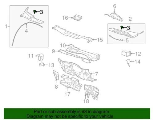 OEM NUEVO 06-16 GM Chevrolet Impala Limited HHR Capucha Lavadora Fluido Boquilla 10350074 Foto 4 de 4