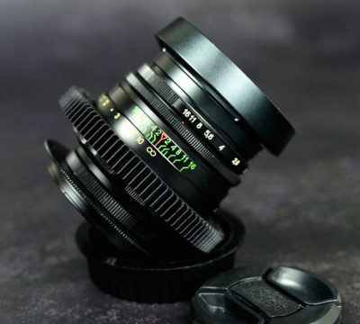 Lens HELIOS-44-2 Anamorphic FLARE BOKEH Cinema 4K FF 2/58 for Canon EF  FROM USA