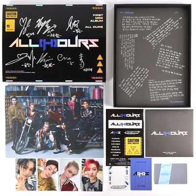 ALL(H)OURS ユミン YOUMIN サポラ サインチェキ ALL(H)OURS - All Ours Signed Autographed First Mini Album CD Promo