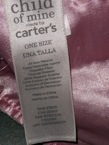 Carters Bambino Mio Orso Marrone Rosa Lovey Coperta di Sicurezza Sonaglio Passeggiato 12" - Foto 5 di 6