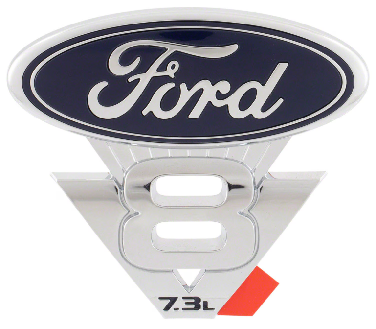2020-2025 Ford Super Duty 7.3L Godzilla V8 Fender Emblem