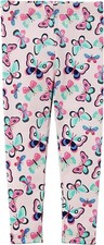 Carter's Girls' 2T-4 Butterfly Leggings 6X