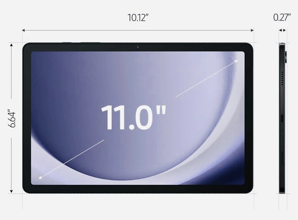 Samsung Galaxy Tablet  A 9 Plus Tablet 11” 64 GB 2024, Graphite. New/ Sealed - Image 3 of 4