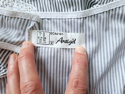 Culotte Lise Charmel Taille 2 – Rayé Gris Et Blanc – Réf. FCA0251 – Neuf Sans étiquette !