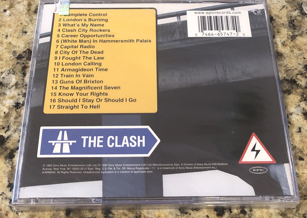 THE CLASH Live: From Here to Eternity 1999 CD Epic EK 65747