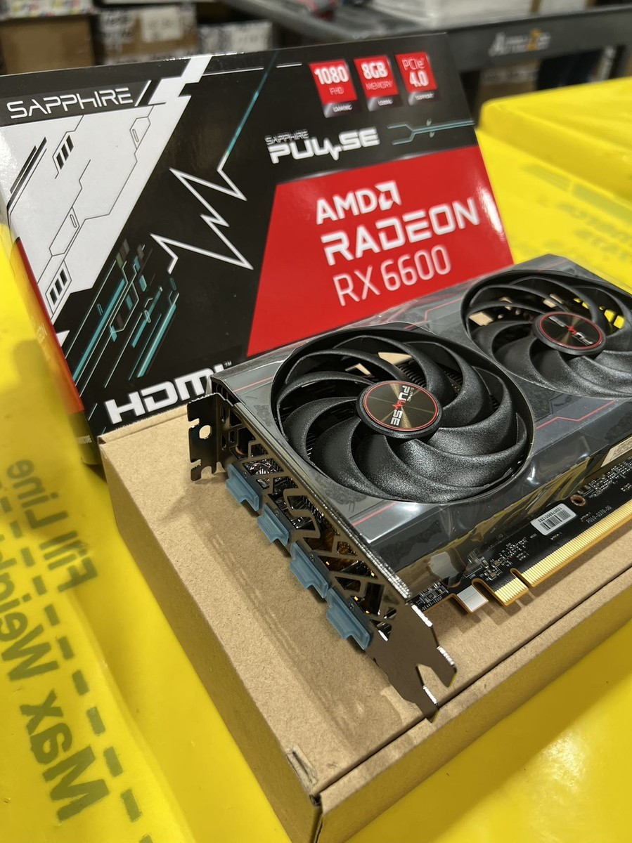 Sapphire 11310-01-20G Pulse AMD Radeon RX 6600 Gaming Sapphire 11310-01-20G Pulse AMD Radeon RX 6600 Gaming