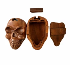 6" Wooden Mystery Gift Box Brain Teaser Box Hidden Compartments Box | Prank Gift