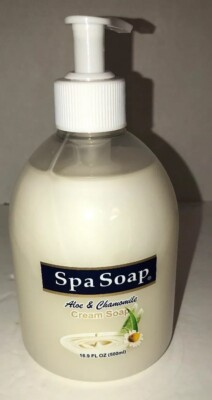 Spa Soap Aloe and Chamomile Cream Soap 16.9 FL OZ (500 ml)NEW-RARE-SHIP N 24 HRS