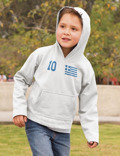Kinder Greece Hoodie Trikot Pullover mit Wunschname & Nummer WM Fußball Fun - Bild 12 von 14