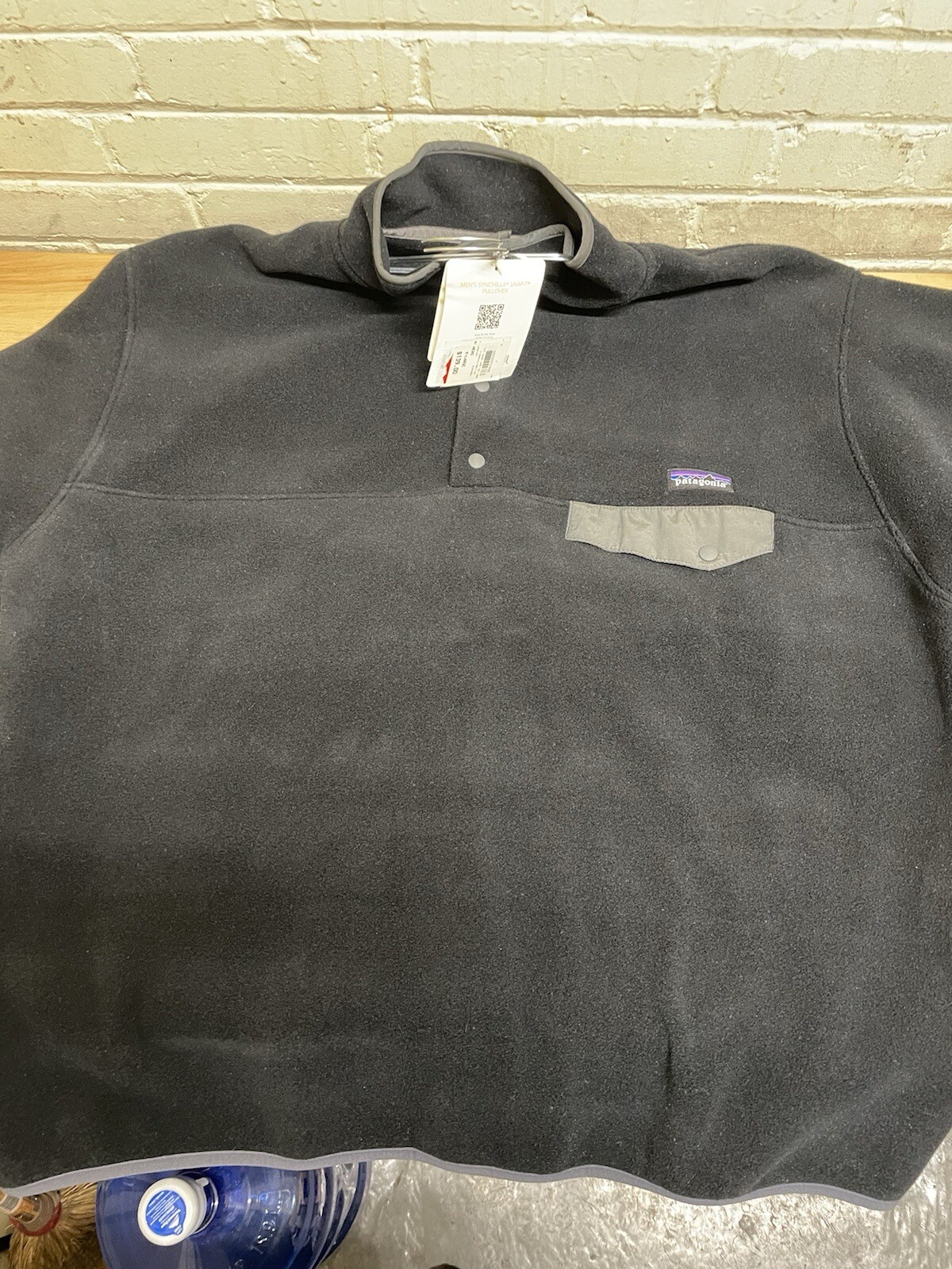 NEW Discontinued Heavyweight Version 10.3oz Patagonia Synchilla Black Forge Grey