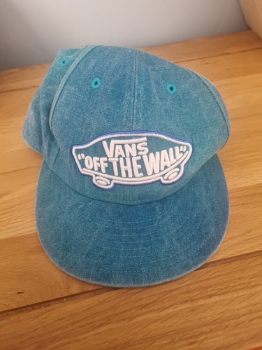 Denim Style New Era X Vans Off The Wall Snapback Hat Size 7 1/8 Cap Hat Vintage
