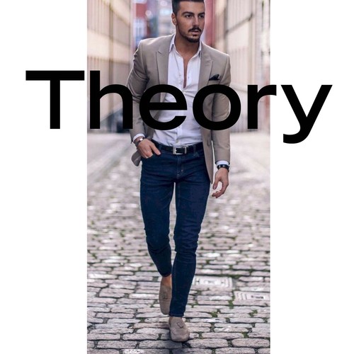 Theory Stretch Jeans 36" Taille 31" Schrittlänge leicht getragen Made in USA 98% Baumwolle