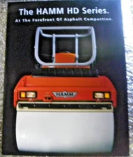 Factory  Hamm HD Series Asphalt Compaction Dealership Spec Brochure FREE SHIP