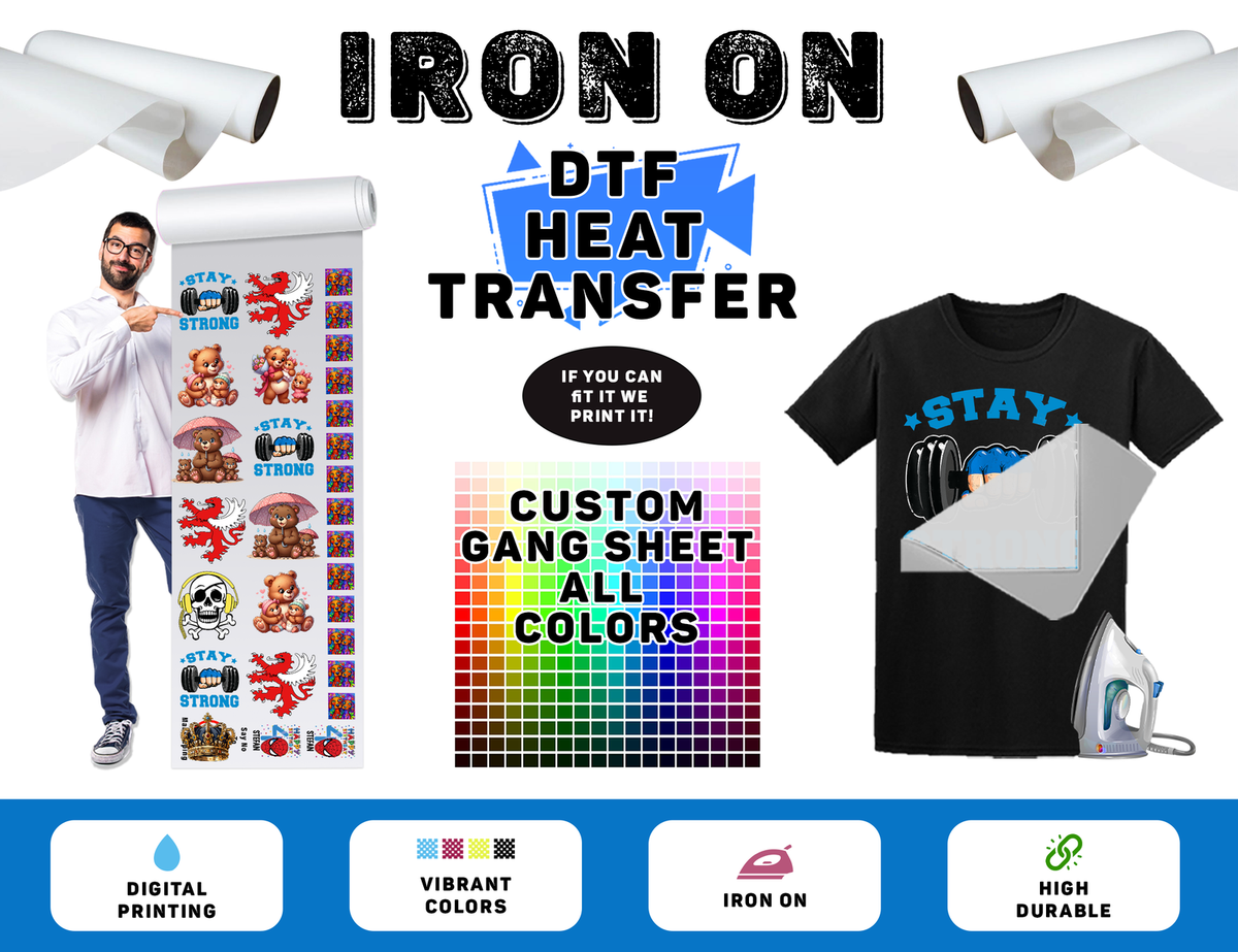 Heat Transfer Text T Shirt Heat Press Transfers