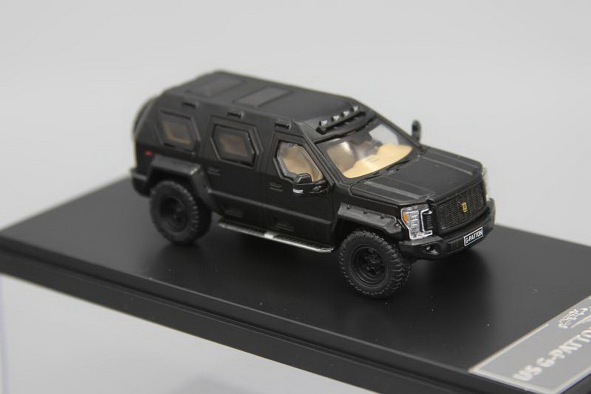 G.C.D 1/64 US G-PATTON RHINO GX 3台セット GCD US G-Patton Rhino GX Black /White /Matt khaki green 1:64 Scale