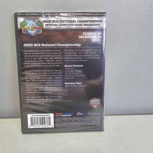 NEU 2009 BCS National Championship offizielle komplette Spielübertragung DVD versiegelt - Bild 2 von 4