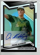 2022 Elite Extra Edition Signatures Prime Numbers B #152 Orion Kerkering 34/62
