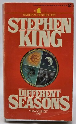 Different Seasons by Stephen King Vtg Signet Paperback Orange Cover 1st Printing