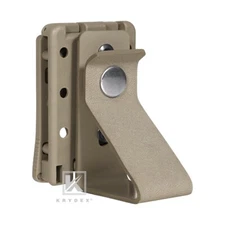 KRYDEX Tactical Headset Hanger Holder Belt Clip Dark Earth for IPSC USPSA IDPA