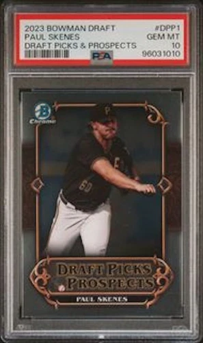 2023 Bowman Chrome Draft Draft Picks and Prospects Paul Skenes PSA 10