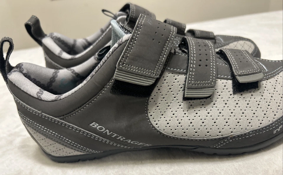 Zapatos de Ciclismo Bontrager Para Mujer’s 10 Gris Bicicleta de Montaña Carrera MTB Inform Esole Foto 3 de 4