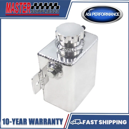 1235ml,Aluminum Overflow Tank Bottle Coolant Expansion Catch Can Tank Billet Cap - Picture 2 of 10