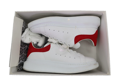 【Alexander mcqueen】Oversole Sneakers★553770 WHGP7 9676 Alexander McQueen Oversized Sneaker White Lust Red (553770