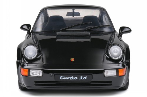 Porsche 911 964 Turbo black diecast model car S1803404 Solido 1:18 - Picture 3 of 7