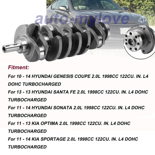 23111-2G400 Crankshaft W/ Bearing Kit For HYUNDAI Genesis Sonata KIA Optima 2.0L - Bild 5 von 14