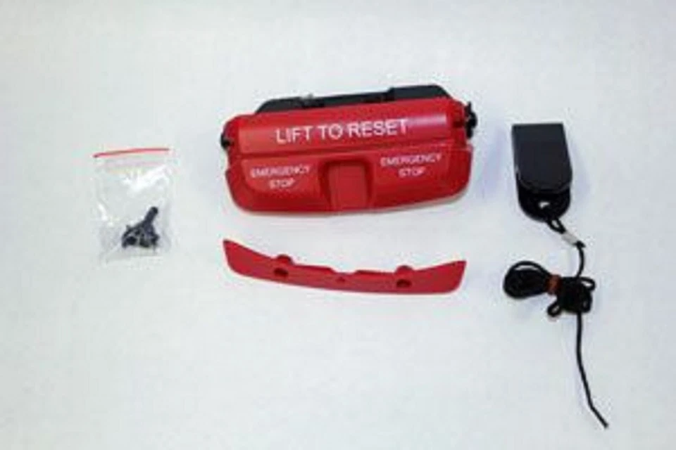 Juego de interruptores de parada de emergencia para cinta de correr Matrix Fitness T1x T1xe T3xe 0000093027 Foto 2 de 2