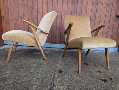 Designer Sessel Retro Lounge Easy Chair 60er Vintage 60s Danish Modern 1/2e