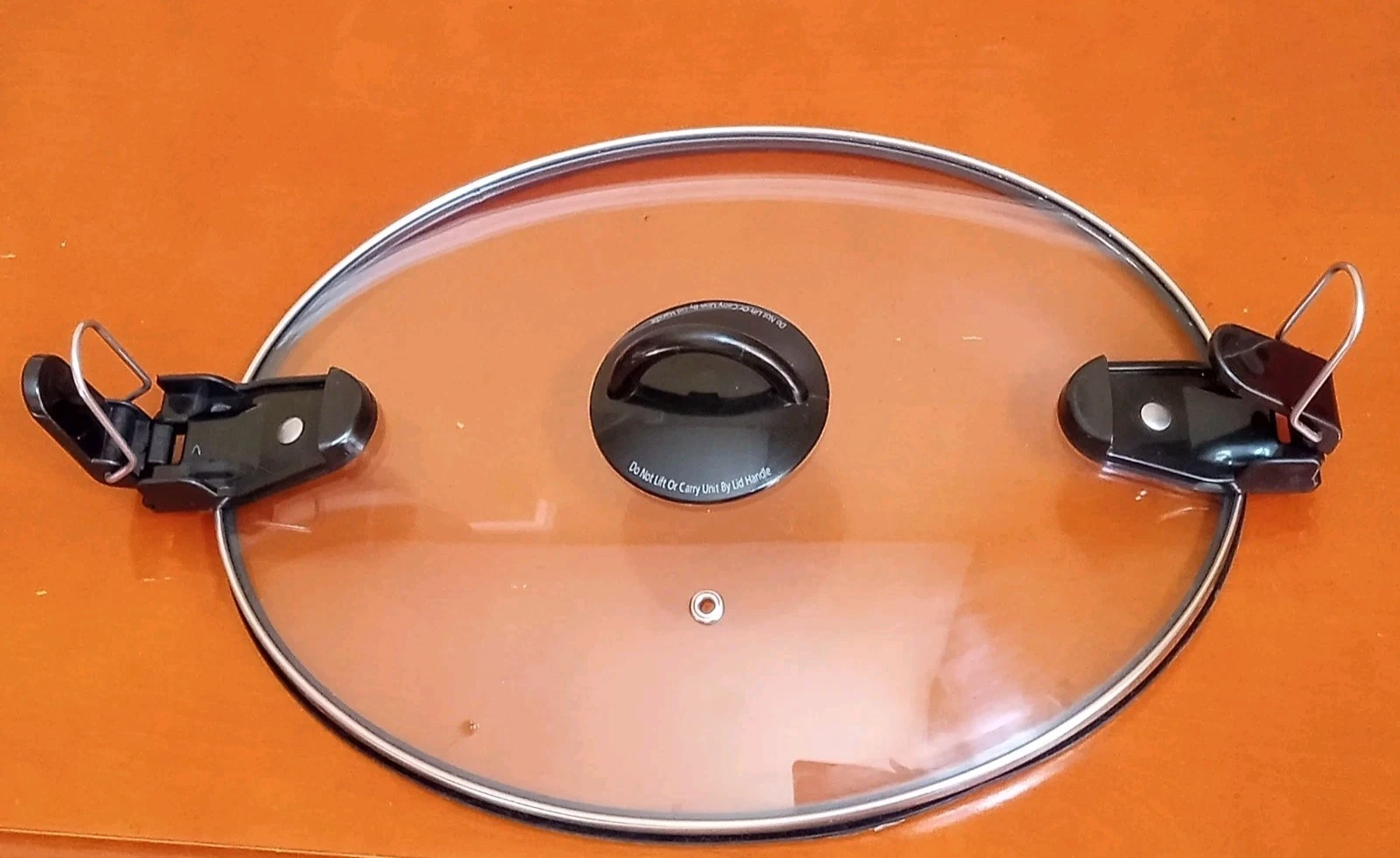 Replacement Locking Lid for Crock Pot 6Qt Oval Slow Cooker, Fits Model SCCPVL600