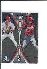 STEELE HALL 2025 BOWMAN CHROME DRAFT  AXIS INSERT CARD,A-3