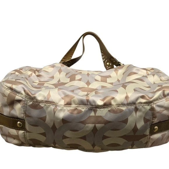Bolso de Hombro Coach Madison 14420 Estampado Bufanda Óptico Eslabón Maggie Hobo Foto 3 de 4