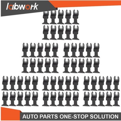 Labwork Wood Universal Oscillating Multitool Quick Release Saw Blades 60 Pcs