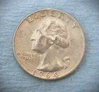 1964-D Washington Quarter, 90% Silver