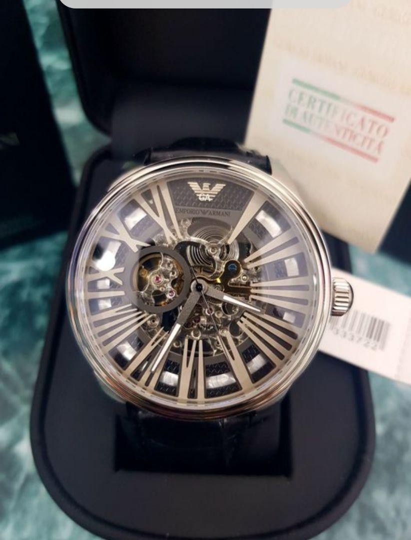 Emporio Armani Meccanico AR4629 Wrist Watch for Men for sale