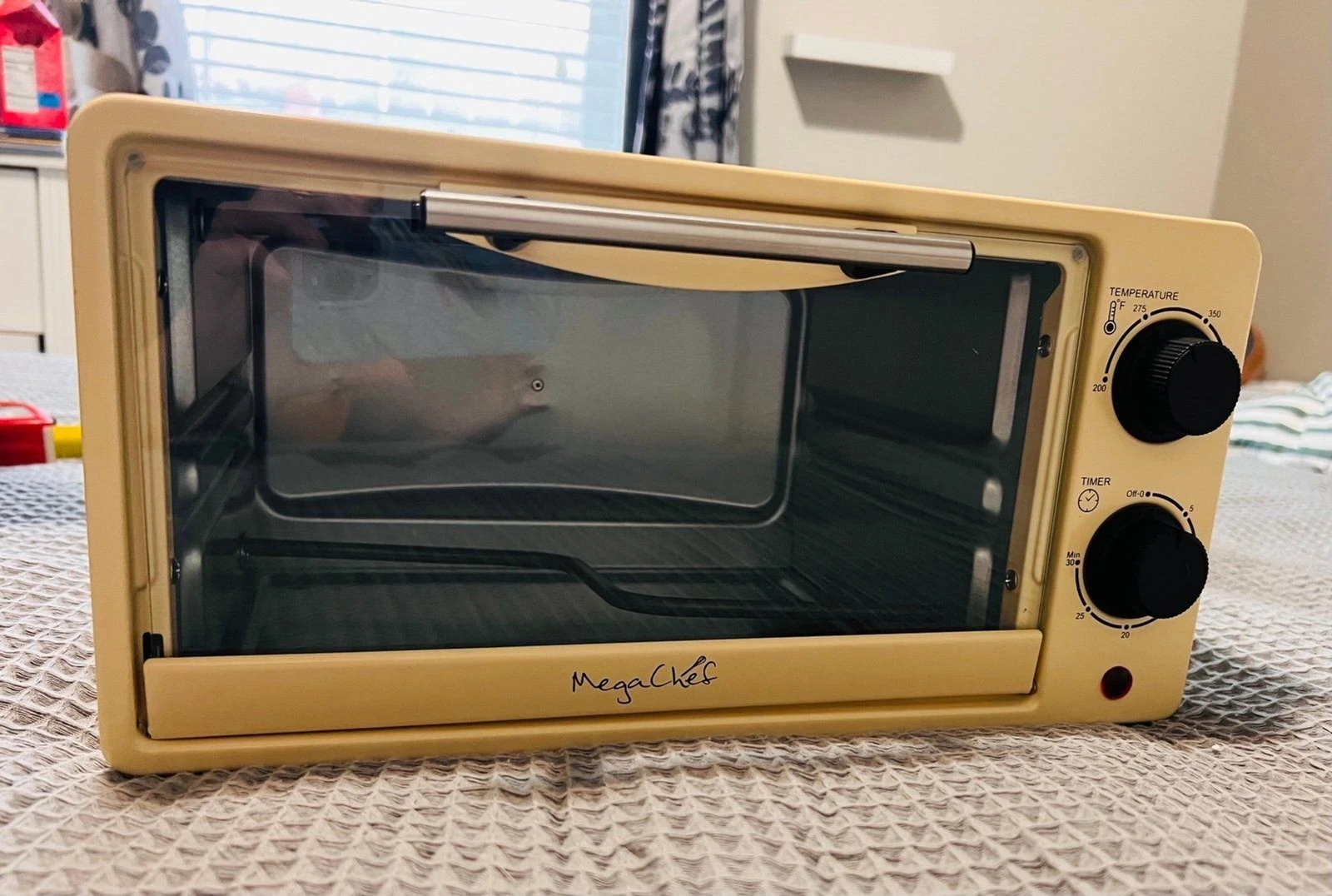 NEW MegaChef 9L Countertop Toaster Oven – Compact Electric Oven w/ Tray & Rack